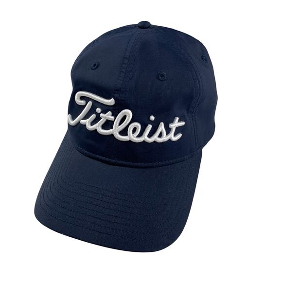 Titleist Baseball Cap Alberta Golf Dark Blue White Hat Adjustable Men's One Size - Picture 1 of 7